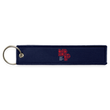 Jet Tag Keychain - navy