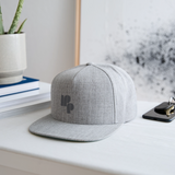Snapback Baseball Cap - heather gray