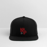 Snapback Baseball Cap - black