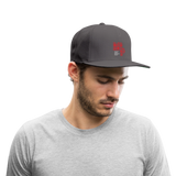 Snapback Baseball Cap - dark grey