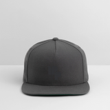 Snapback Baseball Cap - dark grey