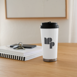 16 oz Travel Mug - white