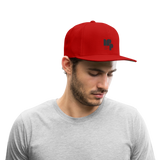 Snapback Baseball Cap - red