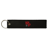 Jet Tag Keychain - black