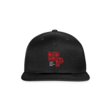 Snapback Baseball Cap - black
