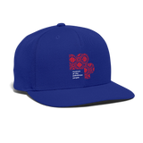 Snapback Baseball Cap - royal blue