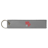 Jet Tag Keychain - gray