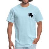 Men's Classic T-Shirt with MPP Logo and Palestine Map (6 Colors) - powder blue