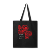 MPP Tote Bag with Tatreez Logo (3 Colors) - black