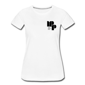 MPP Women’s Classic T-Shirt (Black Logo) - white