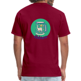 MPP x Hebron Mug T-Shirt (Blue Logo) - burgundy