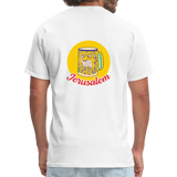 MPP x Jerusalem Mug T-Shirt (Red Logo) - white