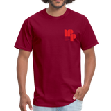 MPP x Jerusalem Mug T-Shirt (Red Logo) - burgundy