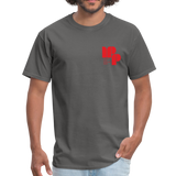 MPP x Jerusalem Mug T-Shirt (Red Logo) - charcoal