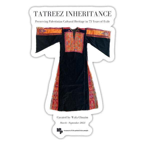 Tatreez Inheritance Sticker - white matte